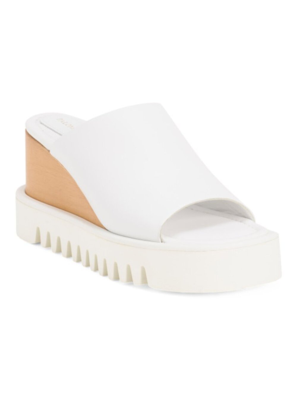 PALOMA BARCELO Made In Spain Leather Wedge Platform Sandals